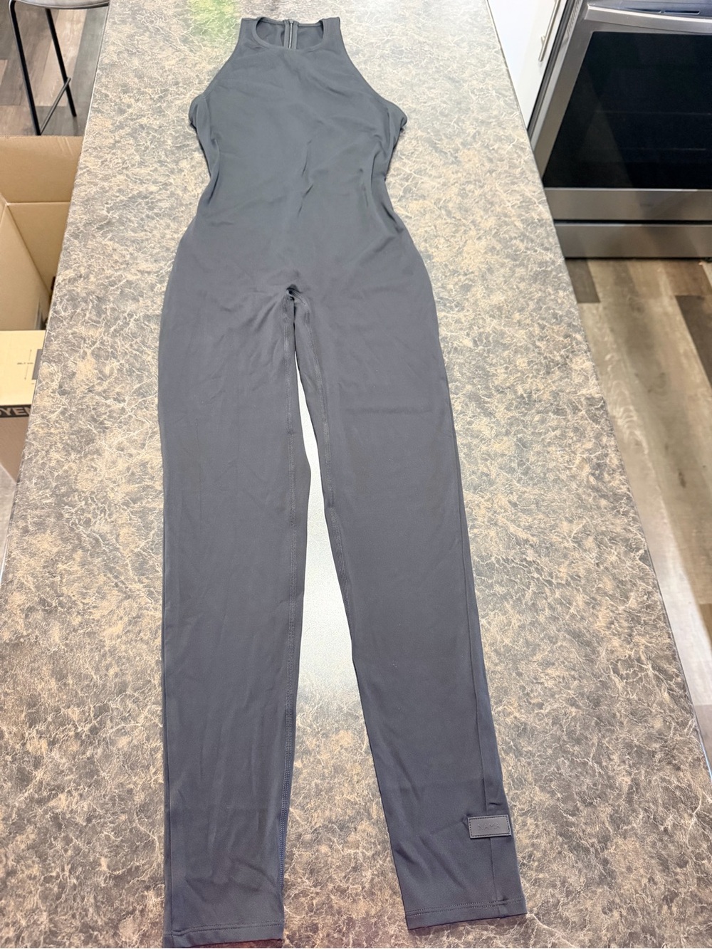 NAMA Black Body Butter Racer Jumpsuit, Medium